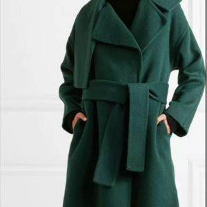 HOST PICK Vince NWT Dark Forest Long Wool Trench